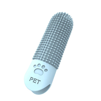 Pet Silicone Teeth Cleaning Fingertips for Cats and Dogs Cleaning and Removing Tartar and Stones Pet Toothbrushes