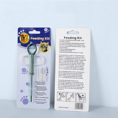 Pet Pills Applicator Cats Dogs Syringe Medicine Feeder Insect Repellent Supplies Can Clip Pills Cats and Dogs Pet Water Feeder