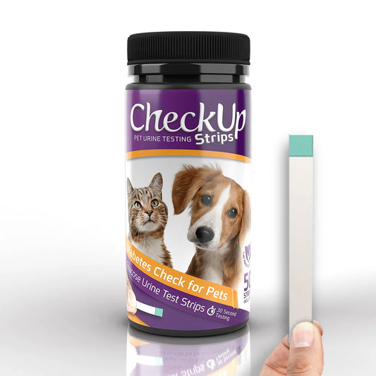 Glucose Urine Testing Strips for Cats and Dogs - Detection of Diabetes X 50