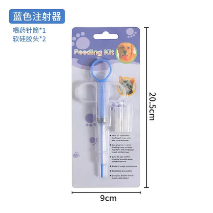 Pet Pills Applicator Cats Dogs Syringe Medicine Feeder Insect Repellent Supplies Can Clip Pills Cats and Dogs Pet Water Feeder